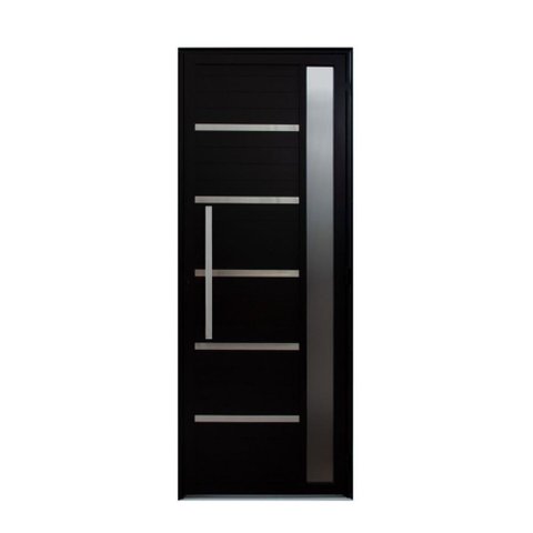 P. Pivotante Solara Alumínio com Visor 210 X 120 Pux. Barra Chata Preto Lado Direito – Hale