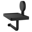 Ver imagem 2 de Papeleira com Adesivo Preto Fosco 17,6cm X 18cm X 11,5cm