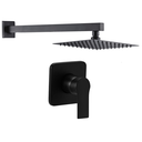 Ver imagem 1 de Kit Ducha Quadrada 20x20 Slim Ultra Fina + Acabamento para Registro Monocomando Base Deca Quadrado a