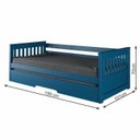 Ver imagem 3 de Bicama Solteiro Mission Estilo Sofá em Madeira Maciça/mdf