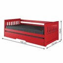 Ver imagem 3 de Bicama Solteiro Mission Estilo Sofá em Madeira Maciça/mdf