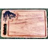 Tábua de Corte Madeira Maciça Peixe Entalhado 45 Cm - 3