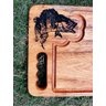 Tábua de Corte Madeira Maciça Peixe Entalhado 45 Cm - 5
