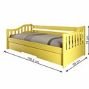 Ver imagem 3 de Bicama Solteiro American Estilo Sofá em Madeira Maciça