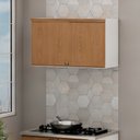 Ver imagem 1 de Armário Aéreo para Cozinha 100% Mdf 1 Porta Basculante Americana Detalhes 45 Graus