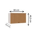 Ver imagem 3 de Armário Aéreo para Cozinha 100% Mdf 1 Porta Basculante Americana Detalhes 45 Graus