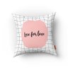 Conjunto de 4 Almofadas Decorativas Rosa Love:35 x 35 cm - 6