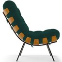 Ver imagem 2 de Poltrona Decorativa Costela L02 Bouclê Verde - Lyam Decor