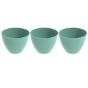 Ver imagem 1 de Kit 3 Tigelas Redonda Grande 6,2l Verde Menta Crippa Travessa Servir Salada Frutas Pratos Quentes