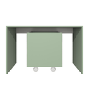 Ver imagem 4 de Mesa Organizadora de Brinquedos Infantil 1 Baú 100% Mdf Plancasa Verde Jade