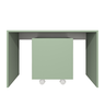 Mesa Organizadora de Brinquedos Infantil 1 Baú 100% Mdf Plancasa Verde Jade - 4