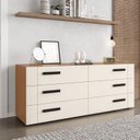Ver imagem 1 de Cômoda 6 Gavetas Lisboa