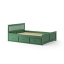 Ver imagem 2 de Cama Full 06 Gavetas - Madeira Maciça Verde