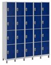 Ver imagem 1 de Armario de Aço 20 Portas Versatilidade em Diversos Ambientes:azul Del Rey
