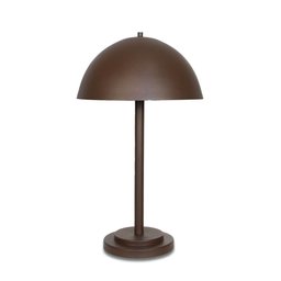Luminária de Mesa Abajur Komaco Marrom Cortem - 1