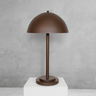 Luminária de Mesa Abajur Komaco Marrom Cortem - 1