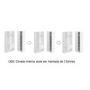 Ver imagem 7 de Guarda Roupa Modulado de Canto Reto 4 Portas Altezza Branco Trend