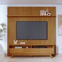 Ver imagem 1 de Rack com Painel para TV até 75 Polegadas MDF 238CMX307CM Frisado Luna Marrom