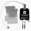 Ver imagem 1 de Kit 01 Travas Tecnow para Carrinho de Compras em Condominio + 20 Chaves