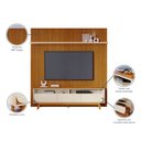 Ver imagem 7 de Rack com Painel para TV até 75 Polegadas MDF 238CMX307CM Frisado Luna Marrom