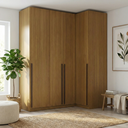 Ver imagem 1 de Guarda Roupa Modulado de Canto Reto 4 Portas Freijó Altezza Trend