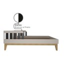 Ver imagem 5 de Cama Infantil com Pés em Pinus Milou Branco/Preto