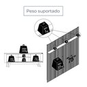 Ver imagem 5 de Rack com Painel MDF Frisado para Tv até 65 Polegadas Milo