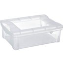 Ver imagem 7 de Kit 6 Caixas Organizadoras 13,5l Ordene Tampa Empilhável Closet Escritório Incolor