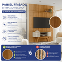 Ver imagem 5 de Rack com Painel para TV até 65 Polegadas MDF 179CMX312,5cm Curvo Frisado Silverston Marrom