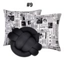 Ver imagem 2 de Kit 2 Almofadas Decorativas cheias mais Almofada Nó Preto