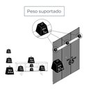 Ver imagem 7 de Rack com Painel para TV até 65 Polegadas MDF 179cm x 244,5cm New Panorama Marrom Cinamomo/Off White