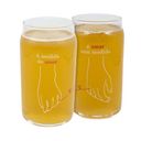 Ver imagem 2 de Copo Beer C/ 2unid a Medida do Amor É Amar sem Medida 10025046 500ml Zona Criativa