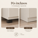 Ver imagem 5 de Guarda Roupa 4 Portas e 4 Gavetas com Espelho Valência Branco