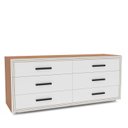 Ver imagem 2 de Cômoda 6 Gavetas 150cm 46cm 63,1cm Valência