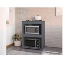 Ver imagem 1 de Balcão Adriana para Cooktop 4 ou 5 Bocas Cinza - Ajl Móveis