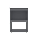 Ver imagem 3 de Balcão Adriana para Cooktop 4 ou 5 Bocas Cinza - Ajl Móveis