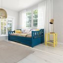 Ver imagem 1 de Bicama Solteiro American Estilo Sofá em Madeira Maciça