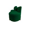 Ver imagem 6 de Namoradeira Sofá Feijão Lounge 120cm Orgânica Bouclé Verde