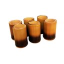Ver imagem 5 de Kit com 6 Copos de Bambu Flambado 50ml Nc Caieiras