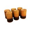 Kit com 6 Copos de Bambu Flambado 50ml Nc Caieiras - 5