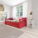 Ver imagem 1 de Bicama Solteiro American Estilo Sofá em Madeira Maciça