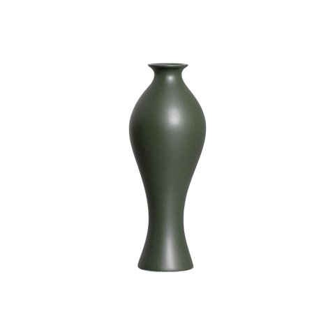 Vaso Decorativo de Cerâmica Verde para Sala de Estar Califórnia M Lúpulo