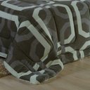 Ver imagem 3 de Edredom Coberdrom Sonobom Solteiro Sherpa e Manta - Geométrico Cinza