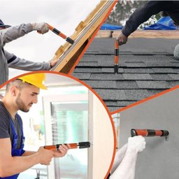 Pistola de Fixaçao Finca Pino Pressao Epi Segurança Acessorios Obra Reparo Construçao Proteçao Prego - 2