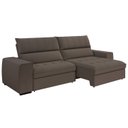 Ver imagem 3 de Sofá Retrátil e Reclinável 3 Lugares 211cm Barcelona