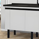 Ver imagem 3 de Gabinete de Cozinha 3 Gavetas Armário de Pia 2 Porta 144cm:Branco