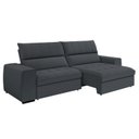 Ver imagem 3 de Sofá Retrátil e Reclinável 3 Lugares 211cm Barcelona