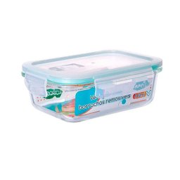 Pote Hermético Vidro Marmita 640ml Microondas Retangular - 3