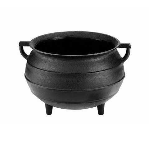 Caldeirão Tripé Ferro Fundido Panela Mineira 55,5x48cm 80l