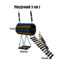 Ver imagem 3 de Brinquedo Aves Roedores playground toca casinha ponte escada